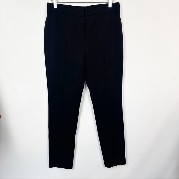 AKRIS Punto Mara Ponte Slim Leg Pant Black 10 - Picture 1 of 7